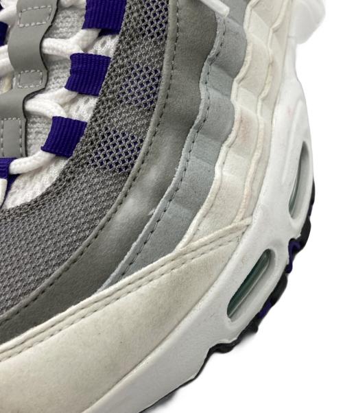 NIKE（ナイキ）NIKE (ナイキ) WMNS AIR MAX 95 グレー×パープル サイズ:25.5の古着・服飾アイテム