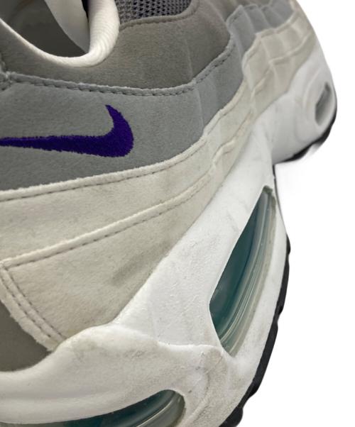 NIKE（ナイキ）NIKE (ナイキ) WMNS AIR MAX 95 グレー×パープル サイズ:25.5の古着・服飾アイテム