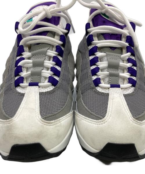 NIKE（ナイキ）NIKE (ナイキ) WMNS AIR MAX 95 グレー×パープル サイズ:25.5の古着・服飾アイテム