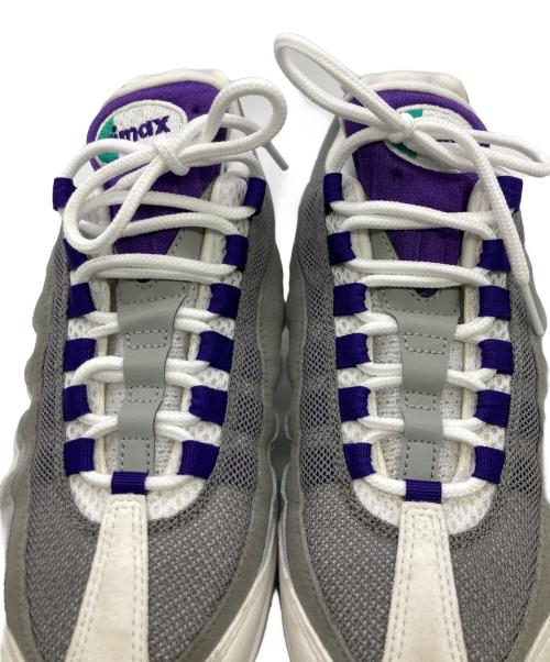 NIKE（ナイキ）NIKE (ナイキ) WMNS AIR MAX 95 グレー×パープル サイズ:25.5の古着・服飾アイテム
