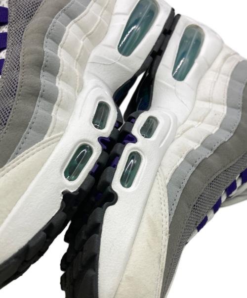 NIKE（ナイキ）NIKE (ナイキ) WMNS AIR MAX 95 グレー×パープル サイズ:25.5の古着・服飾アイテム