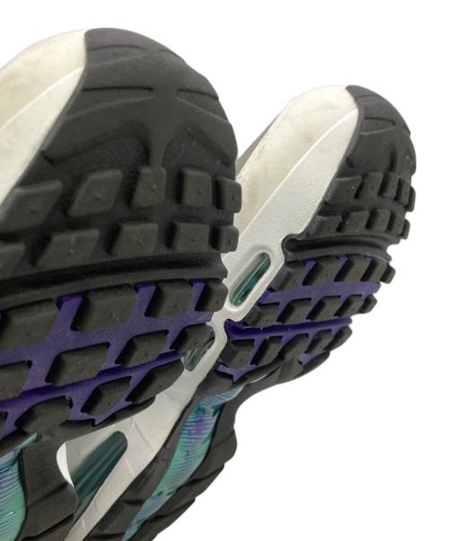 NIKE（ナイキ）NIKE (ナイキ) WMNS AIR MAX 95 グレー×パープル サイズ:25.5の古着・服飾アイテム