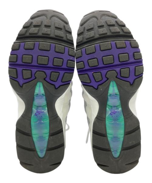 NIKE（ナイキ）NIKE (ナイキ) WMNS AIR MAX 95 グレー×パープル サイズ:25.5の古着・服飾アイテム