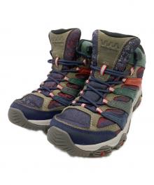 MERRELL（メレル）の古着「トレッキングブーツ」｜ネイビー×グリーン