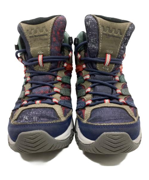 MERRELL（メレル）MERRELL (メレル) トレッキングブーツ ネイビー×グリーン サイズ:26の古着・服飾アイテム