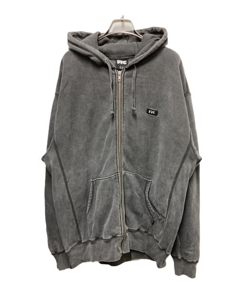 FTC（エフティーシー）FTC (エフティーシー) ウォッシュドフルジップパーカー グレー サイズ:Lの古着・服飾アイテム