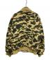 A BATHING APE (アベイシングエイプ) 1stカモリバーシブルボンバーブルゾン ベージュ×グリーン サイズ:M：45000円