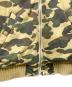 中古・古着 A BATHING APE (アベイシングエイプ) 1stカモリバーシブルボンバーブルゾン ベージュ×グリーン サイズ:M：45000円