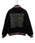 stussy (ステューシー) S Talk Melton Varsity Jacket ブラック×ピンク サイズ:M：35000円