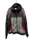 PUMA×SLAM JAMプーマ×サイアム ジャム）の古着「ACミラン X SLAM JAM ジャケット」｜ブラック