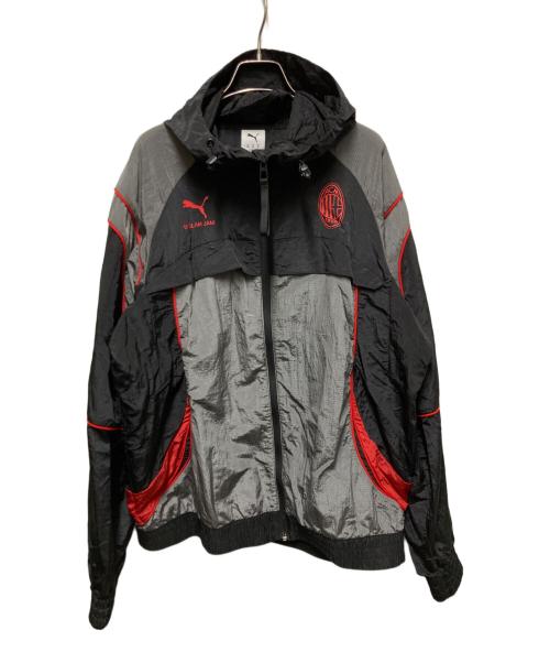PUMA（プーマ）PUMA (プーマ) Slam Jam (サイアム ジャム) ACミラン X SLAM JAM ジャケット ブラック サイズ:Mの古着・服飾アイテム