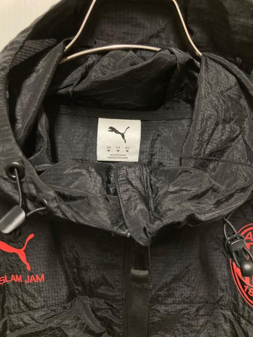 PUMA（プーマ）PUMA (プーマ) Slam Jam (サイアム ジャム) ACミラン X SLAM JAM ジャケット ブラック サイズ:Mの古着・服飾アイテム
