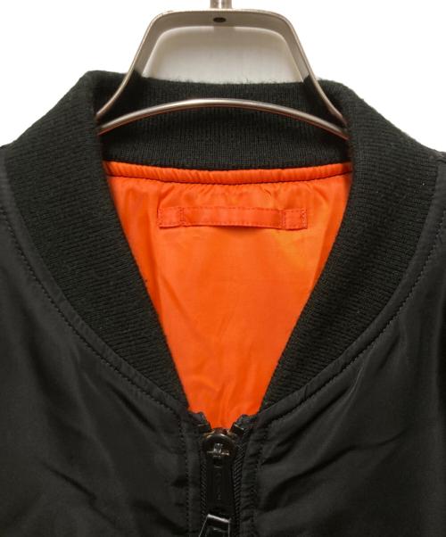AVIREX（アヴィレックス）AVIREX (アヴィレックス) COMMERCIAL LOGO MA-1ジャケット ブラック サイズ:XLの古着・服飾アイテム