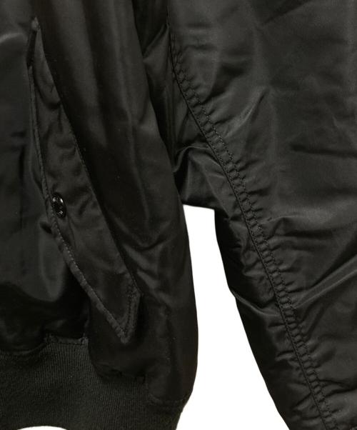 AVIREX（アヴィレックス）AVIREX (アヴィレックス) COMMERCIAL LOGO MA-1ジャケット ブラック サイズ:XLの古着・服飾アイテム