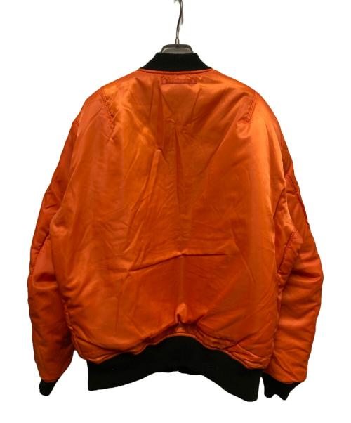AVIREX（アヴィレックス）AVIREX (アヴィレックス) COMMERCIAL LOGO MA-1ジャケット ブラック サイズ:XLの古着・服飾アイテム