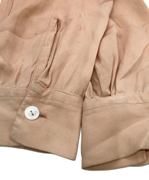 Pilgrim（ピルグリム）PILGRIM (ピルグリム) 40-50s レーヨンギャバオープンカラーシャツ オレンジ サイズ:SIZE ML(16 161/2)の古着・服飾アイテム