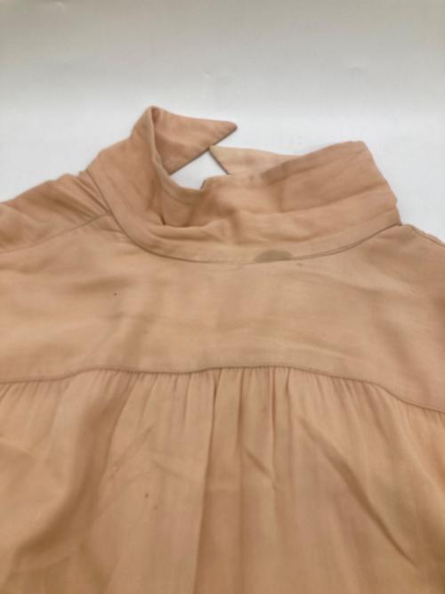 Pilgrim（ピルグリム）PILGRIM (ピルグリム) 40-50s レーヨンギャバオープンカラーシャツ オレンジ サイズ:SIZE ML(16 161/2)の古着・服飾アイテム