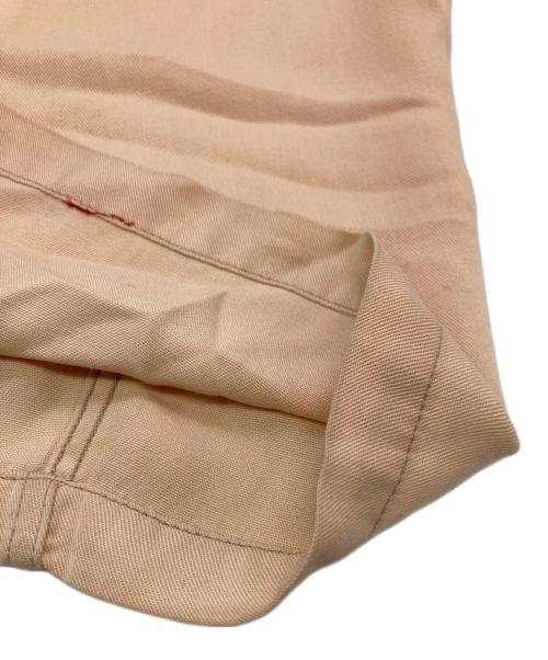 Pilgrim（ピルグリム）PILGRIM (ピルグリム) 40-50s レーヨンギャバオープンカラーシャツ オレンジ サイズ:SIZE ML(16 161/2)の古着・服飾アイテム