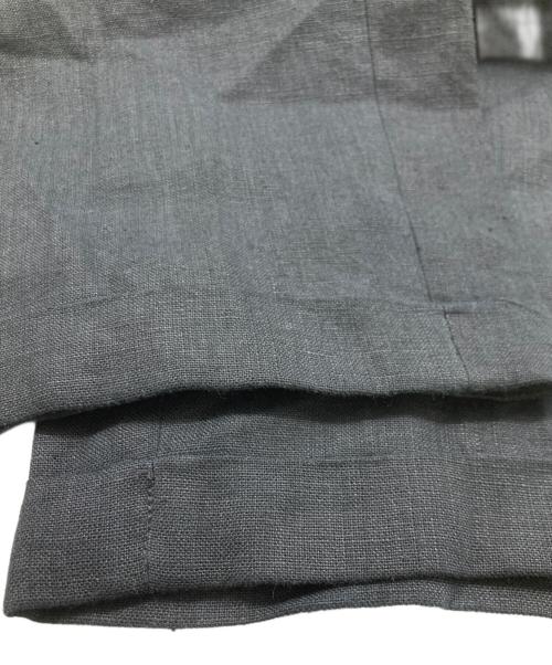 POLO RALPH LAUREN（ポロ・ラルフローレン）POLO RALPH LAUREN (ポロ・ラルフローレン) 90s リネンワイドタックパンツ ブラック サイズ:38の古着・服飾アイテム