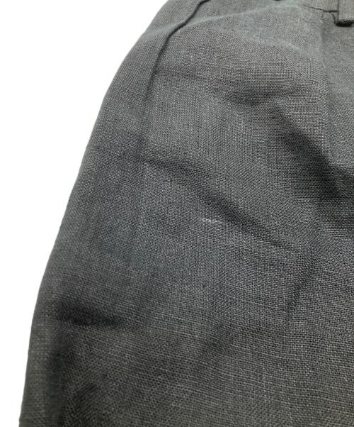 POLO RALPH LAUREN（ポロ・ラルフローレン）POLO RALPH LAUREN (ポロ・ラルフローレン) 90s リネンワイドタックパンツ ブラック サイズ:38の古着・服飾アイテム