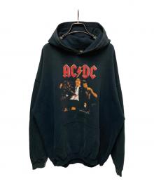 ARTIMONDE（アーティモンド）の古着「00s ACDCバンドプリントパーカー」｜ブラック
