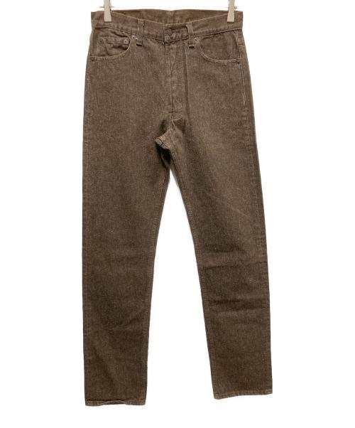 LEVI'S（リーバイス）LEVI'S (リーバイス) 90s 501 先染カラーデニムパンツ ブラウン サイズ:30の古着・服飾アイテム