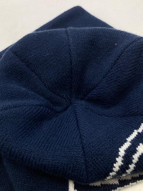 stussy（ステューシー）stussy (ステューシー) Swirl S Cuff ニットキャップ ネイビーの古着・服飾アイテム