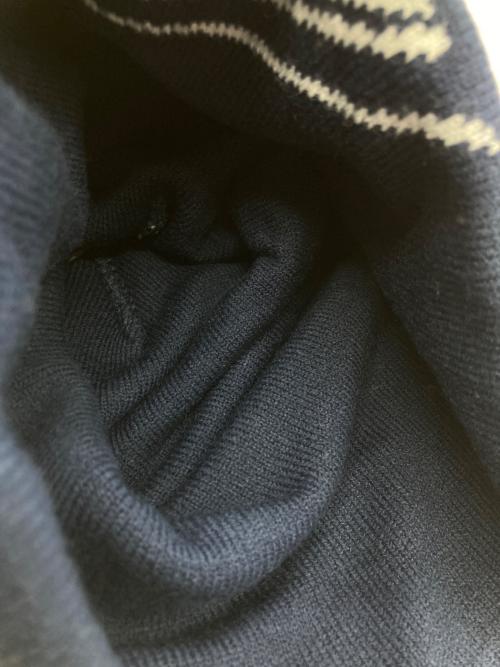 stussy（ステューシー）stussy (ステューシー) Swirl S Cuff ニットキャップ ネイビーの古着・服飾アイテム