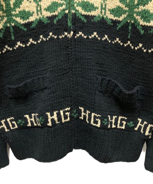 Hysteric Glamour（ヒステリックグラマー）Hysteric Glamour (ヒステリックグラマー) カウチンニットカーディガン ネイビー サイズ:Lの古着・服飾アイテム