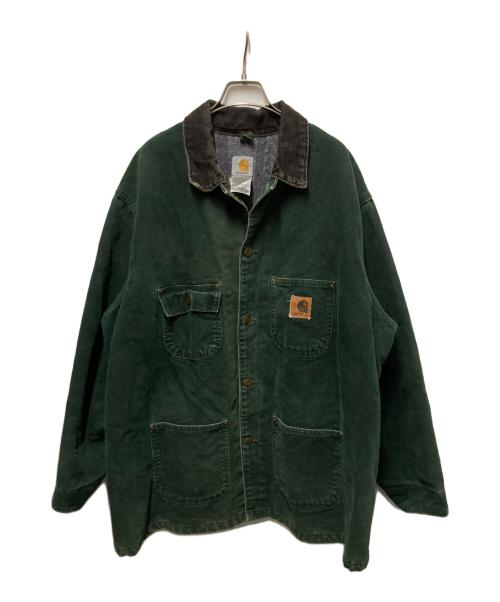 CarHartt（カーハート）CarHartt (カーハート) 00s ブランケットミシガンチョアコート グリーン サイズ:XLの古着・服飾アイテム