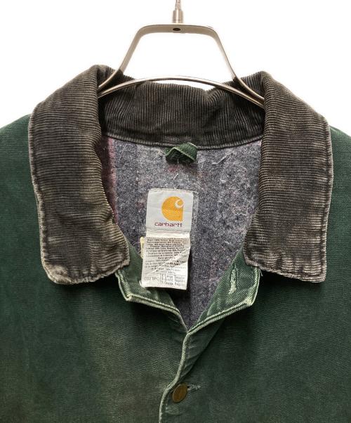 CarHartt（カーハート）CarHartt (カーハート) 00s ブランケットミシガンチョアコート グリーン サイズ:XLの古着・服飾アイテム