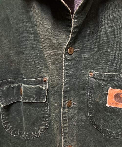 CarHartt（カーハート）CarHartt (カーハート) 00s ブランケットミシガンチョアコート グリーン サイズ:XLの古着・服飾アイテム