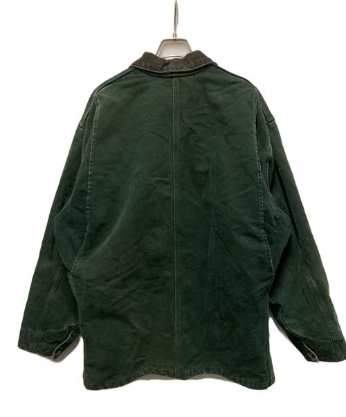 CarHartt（カーハート）CarHartt (カーハート) 00s ブランケットミシガンチョアコート グリーン サイズ:XLの古着・服飾アイテム