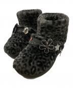 crocsクロックス）の古着「クラシック アンファーゲッタブル レオパード ブーツ」｜グレー