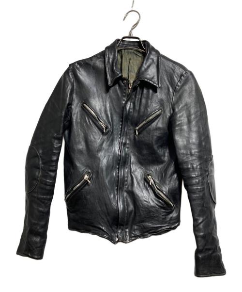 incarnation（インカーネーション）incarnation (インカーネーション) 4ポケットライダースジャケット/4-pocket biker jacket ブラック サイズ:Ｍの古着・服飾アイテム
