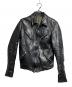 incarnation（インカーネーション）の古着「4ポケットライダースジャケット/4-pocket biker jacket」｜ブラック