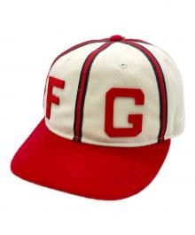 New Era×Fear Of God（ニューエラ×フィア・オブ・ゴッド）の古着「ベースボールキャップ」｜ベージュ×レッド