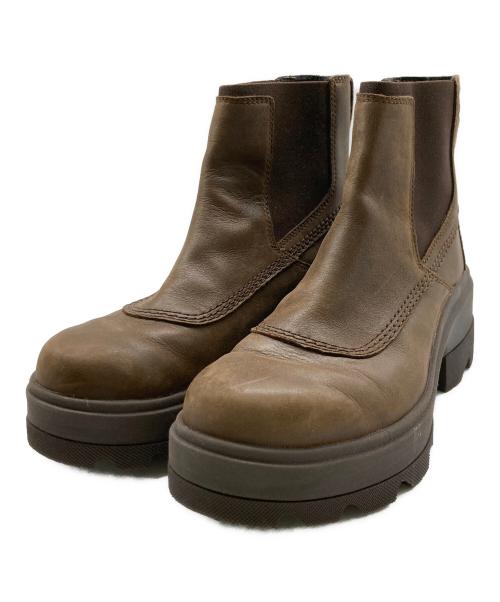 SOREL（ソレル）SOREL (ソレル) JOAN FRWD CHELSEA サイドゴアブーツ ブラウン サイズ:23.0の古着・服飾アイテム