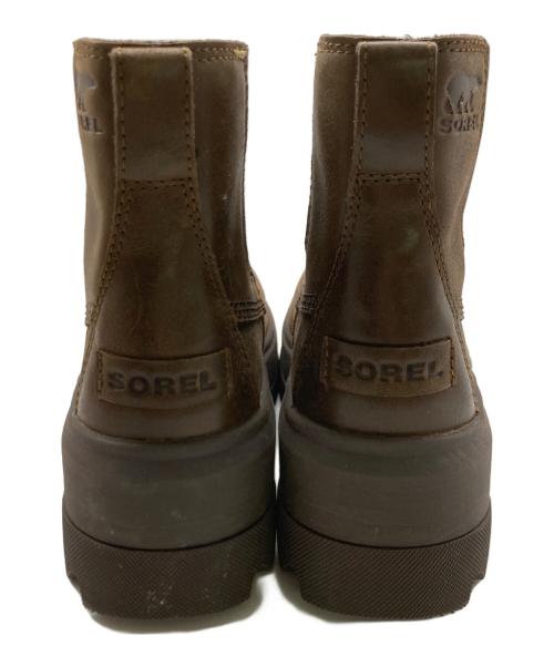 SOREL（ソレル）SOREL (ソレル) JOAN FRWD CHELSEA サイドゴアブーツ ブラウン サイズ:23.0の古着・服飾アイテム