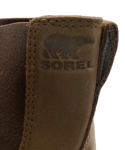 SOREL（ソレル）SOREL (ソレル) JOAN FRWD CHELSEA サイドゴアブーツ ブラウン サイズ:23.0の古着・服飾アイテム