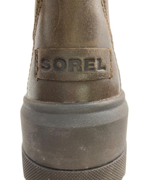 SOREL（ソレル）SOREL (ソレル) JOAN FRWD CHELSEA サイドゴアブーツ ブラウン サイズ:23.0の古着・服飾アイテム