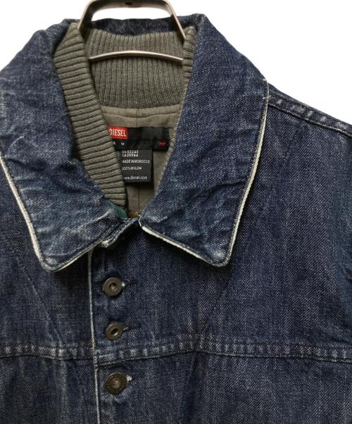 DIESEL（ディーゼル）DIESEL (ディーゼル) デニムドッキングコート インディゴ×グリーン サイズ:Mの古着・服飾アイテム