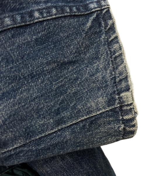 DIESEL（ディーゼル）DIESEL (ディーゼル) デニムドッキングコート インディゴ×グリーン サイズ:Mの古着・服飾アイテム