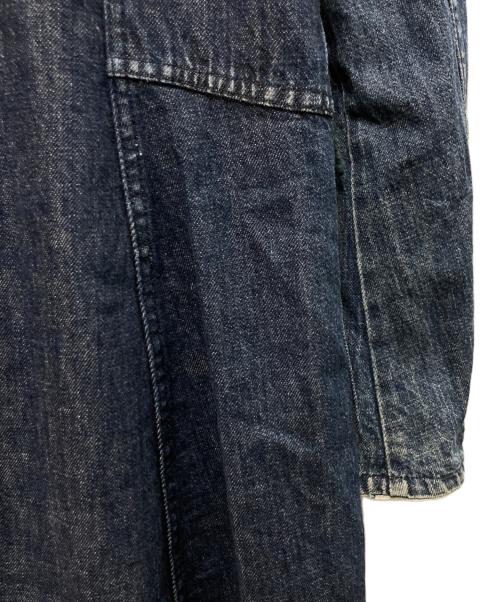 DIESEL（ディーゼル）DIESEL (ディーゼル) デニムドッキングコート インディゴ×グリーン サイズ:Mの古着・服飾アイテム