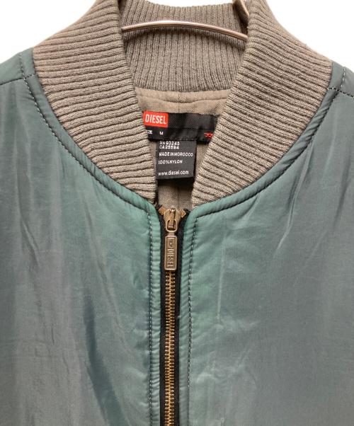DIESEL（ディーゼル）DIESEL (ディーゼル) デニムドッキングコート インディゴ×グリーン サイズ:Mの古着・服飾アイテム