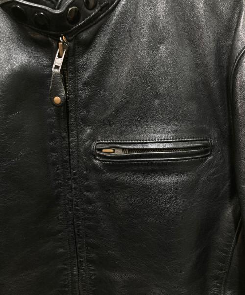 HARLEY-DAVIDSON（ハーレーダビッドソン）HARLEY-DAVIDSON (ハーレーダビッドソン) 80s-90s シングルライダースジャケット ブラック サイズ:34の古着・服飾アイテム