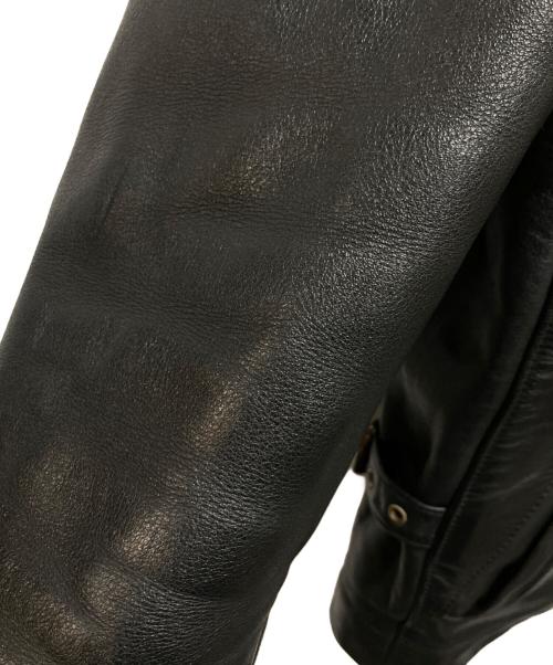 HARLEY-DAVIDSON（ハーレーダビッドソン）HARLEY-DAVIDSON (ハーレーダビッドソン) 80s-90s シングルライダースジャケット ブラック サイズ:34の古着・服飾アイテム