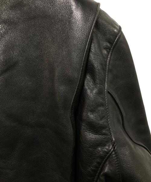 HARLEY-DAVIDSON（ハーレーダビッドソン）HARLEY-DAVIDSON (ハーレーダビッドソン) 80s-90s シングルライダースジャケット ブラック サイズ:34の古着・服飾アイテム