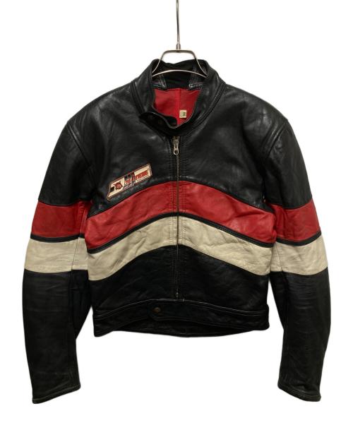 DAINESE（ダイネーゼ）DAINESE (ダイネーゼ) 80s シングルライダースジャケット ブラック サイズ:50の古着・服飾アイテム