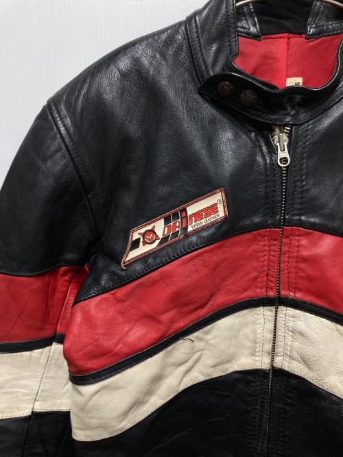DAINESE（ダイネーゼ）DAINESE (ダイネーゼ) 80s シングルライダースジャケット ブラック サイズ:50の古着・服飾アイテム